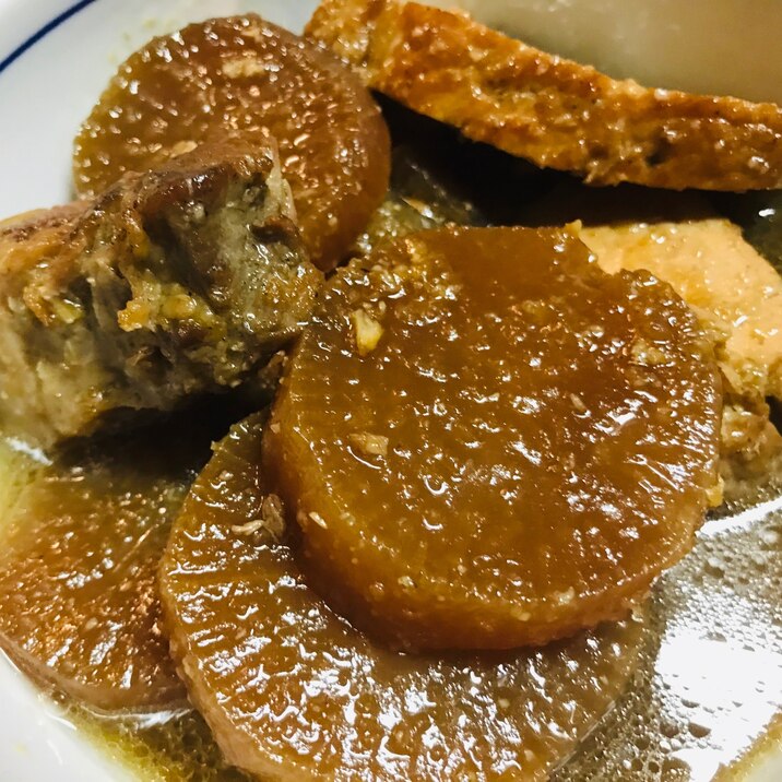 チャーシューと大根煮